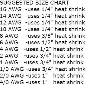 Dual Wall Adhesive Heat Shrink Tubing Assortment 1 Foot Section